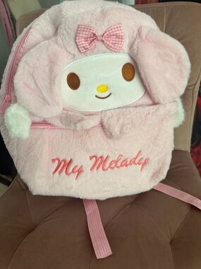 My Melody Plush Pink Backpack